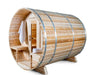 Dundalk Canadian Timber Serenity White Cedar Outdoor Barrel Sauna - PrimeFair