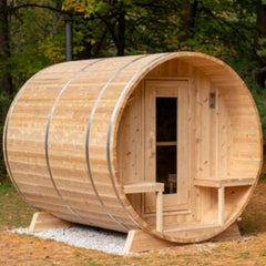 Dundalk Canadian Timber White Cedar Serenity Outdoor Sauna - CTC2245W