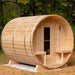 Dundalk Canadian Timber Serenity White Cedar Outdoor Barrel Sauna - PrimeFair