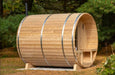 Dundalk Canadian Timber Serenity White Cedar Outdoor Barrel Sauna - PrimeFair