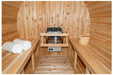 Dundalk Canadian Timber Serenity White Cedar Outdoor Barrel Sauna - PrimeFair