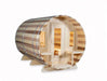 Dundalk Canadian Timber Tranquility White Cedar Outdoor Barrel Sauna - PrimeFair