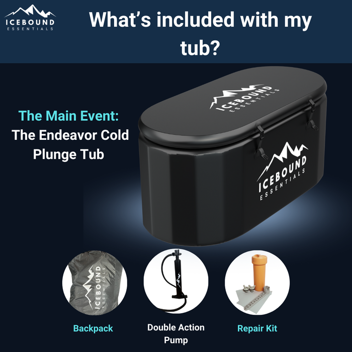 Icebound Essentials The Endeavor Ice Bath Tub — filtration system