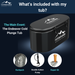 Icebound Essentials The Endeavor Ice Bath Tub — filtration system
