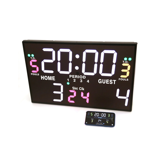 Trigon Sports Battery Operated Multi-Sport Scoreboard w/ Bluetooth — game-ready setup
