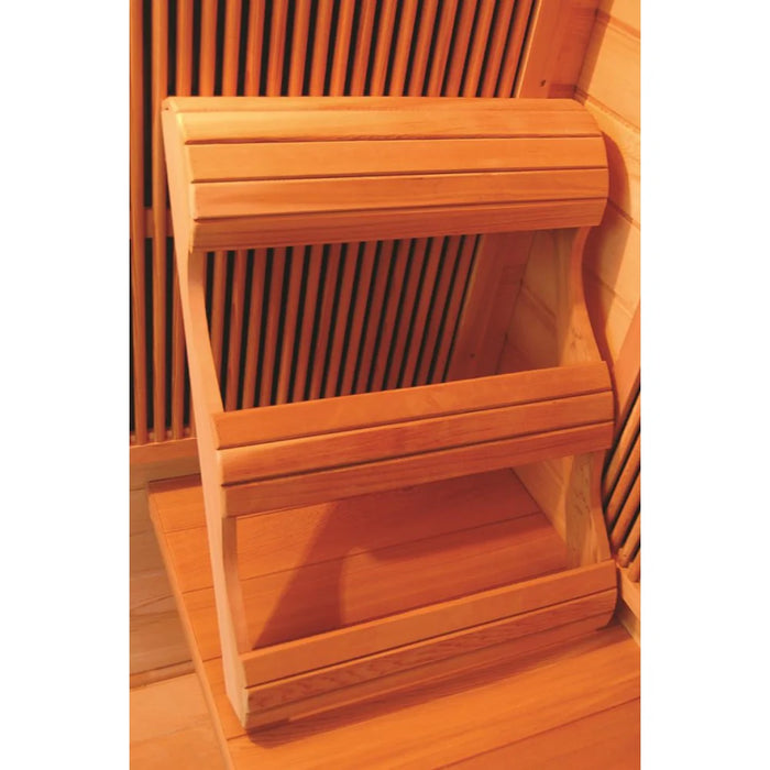 Sunray Charleston 4-Person Indoor Traditional Sauna Double Bench HL400TN — additional view 10