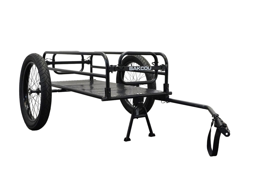 Bakcou Folding Cargo eBike Trailer — side profile