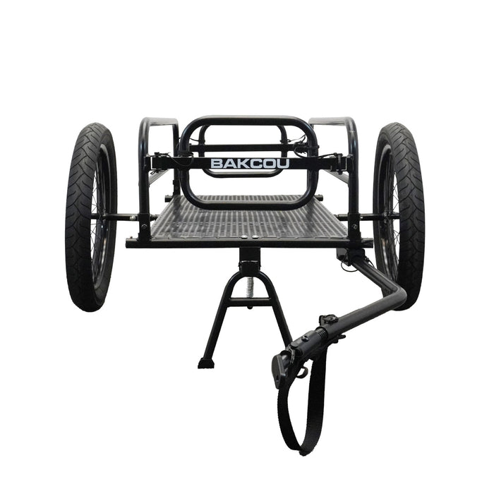 Bakcou Folding Cargo eBike Trailer — drivetrain detail