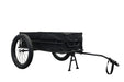 Bakcou Folding Cargo eBike Trailer — full bike view