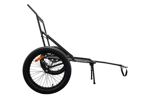 Bakcou Folding Deer eBike Trailer — handlebar and display