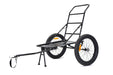 Bakcou Folding Deer eBike Trailer — rear frame view
