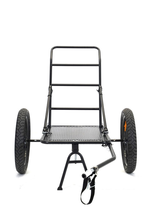 Bakcou Folding Deer eBike Trailer — folded position