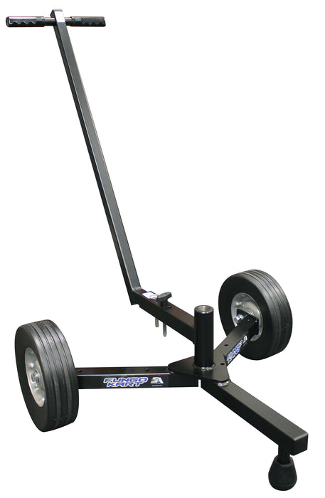 Sports Attack Fungo Kart side view with swivel mount