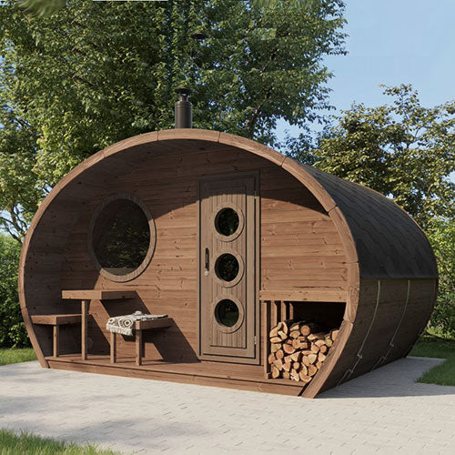 SaunaLife Model G11 Garden Series Outdoor Home Sauna Suite Kit - image 2
