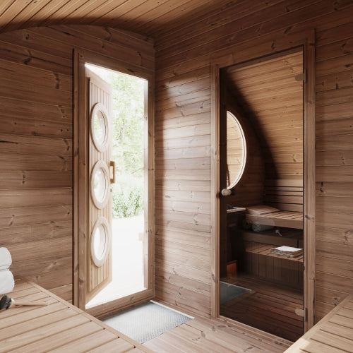 SaunaLife Model G11B Garden Series Outdoor Home Sauna Suite Kit, DIY - image 5