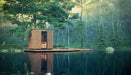 Auroom Garda Outdoor Sauna Cabin Outdoor Modular - GAR-TPINE-90X90R - image 7