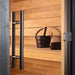 Auroom Garda Outdoor Sauna Cabin Outdoor Modular - GAR-BLACK-90X90R-L - image 8