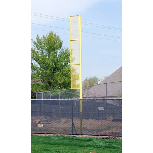 Gared Sports 20 Stadium Surface Mount Foul Pole Bspole-20Sm (Pair) White Poles Baseball