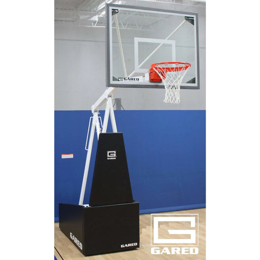 Gared Sports Hoopmaster R54 Recreational Indoor Portable Basketball Hoop 9154 Black Goal