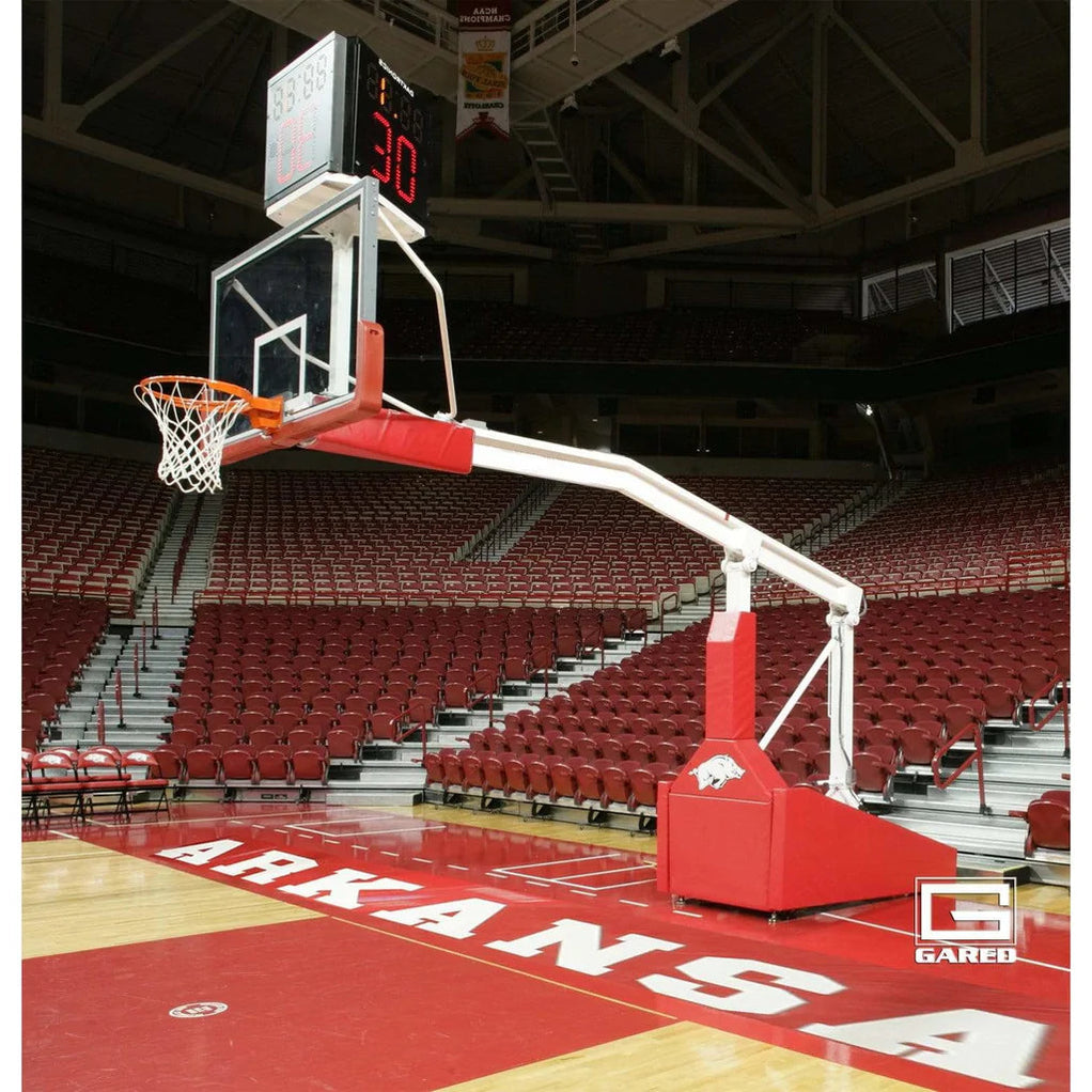 Gared Sports Pro S Spring-Lift Portable Basketball Hoop w/ 10’ 8’’ Boo ...
