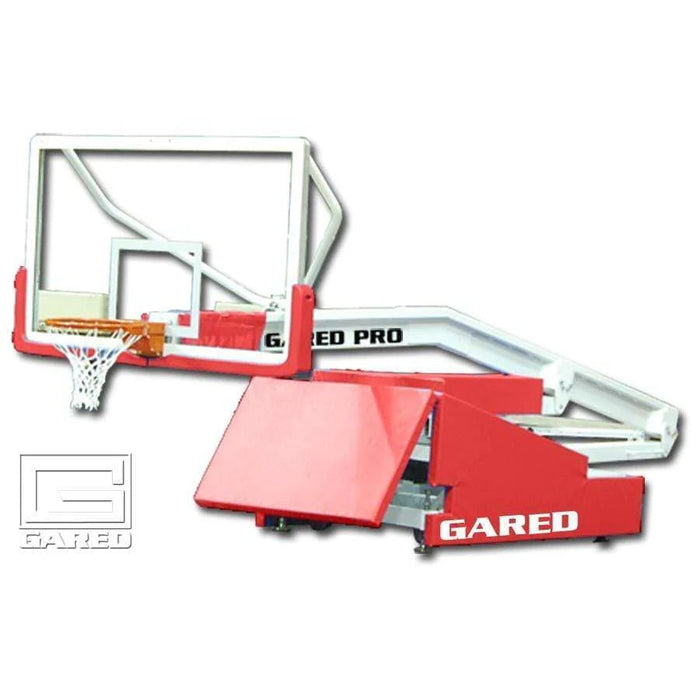 Gared Sports Pro S Spring-Lift Portable Basketball Hoop W/ 10 8 Boom 9618 Goal