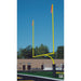 Gared Sports Redzone College 5-9/16 O.d. Football Goalposts (Pair) Yellow-Permanent/Sleeve Mount