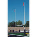 Gared Sports Redzone College 5-9/16 O.d. Football Goalposts (Pair) White-Permanent/Sleeve Mount