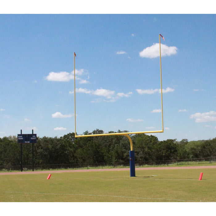 Gared Sports Redzone High School 5-9/16 O.d. Football Goalposts (Pair) White - Mount Goalpost