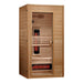 Dynamic Martin 1-2 person full spectrum sauna left side view