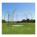 Gill Athletics High School 6 Pole Aluminum Discus Cages - 8010C Kelly Green