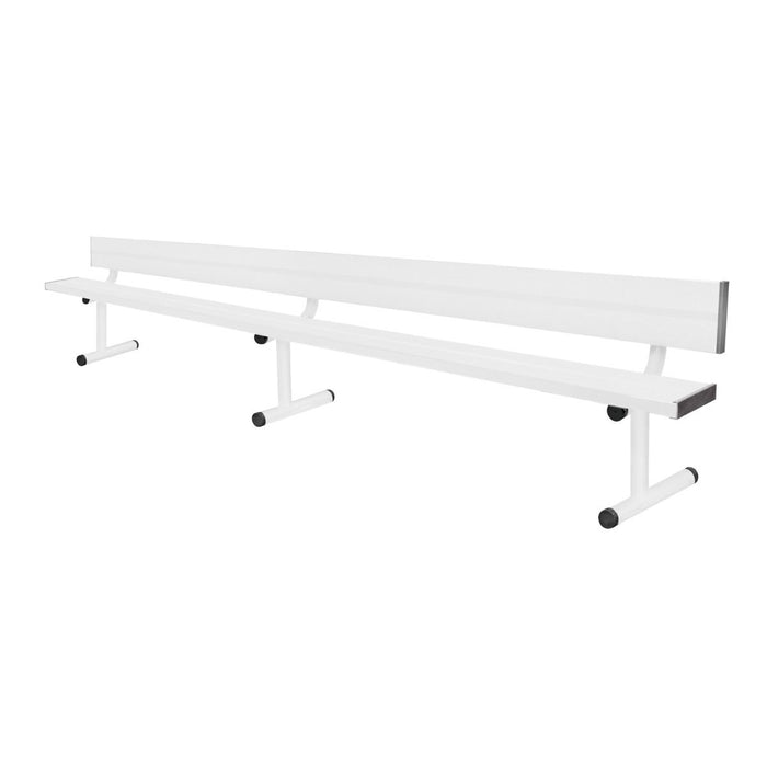 Gill Porter Portable Aluminum Bench with Back