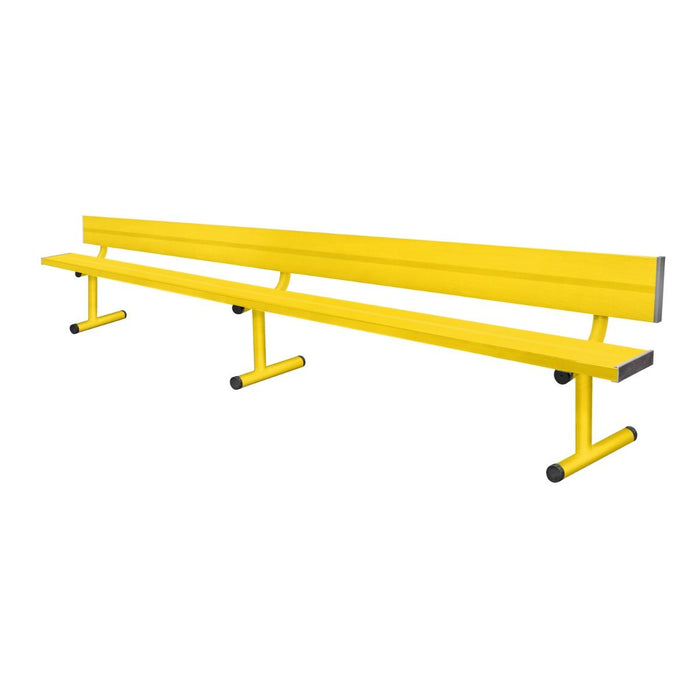 Gill Porter Portable Aluminum Bench with Back