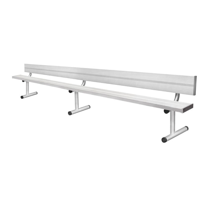 Gill Porter Portable Aluminum Bench with Back