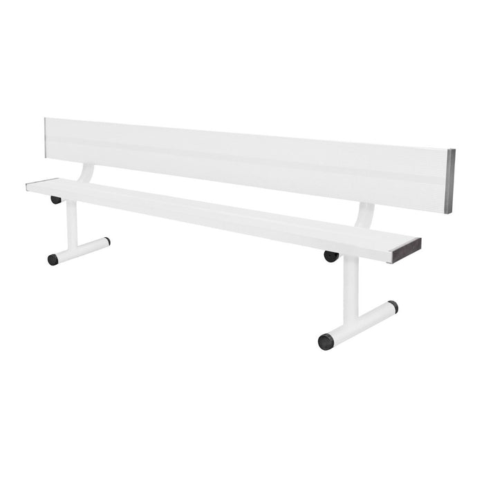 Gill Porter Portable Aluminum Bench with Back