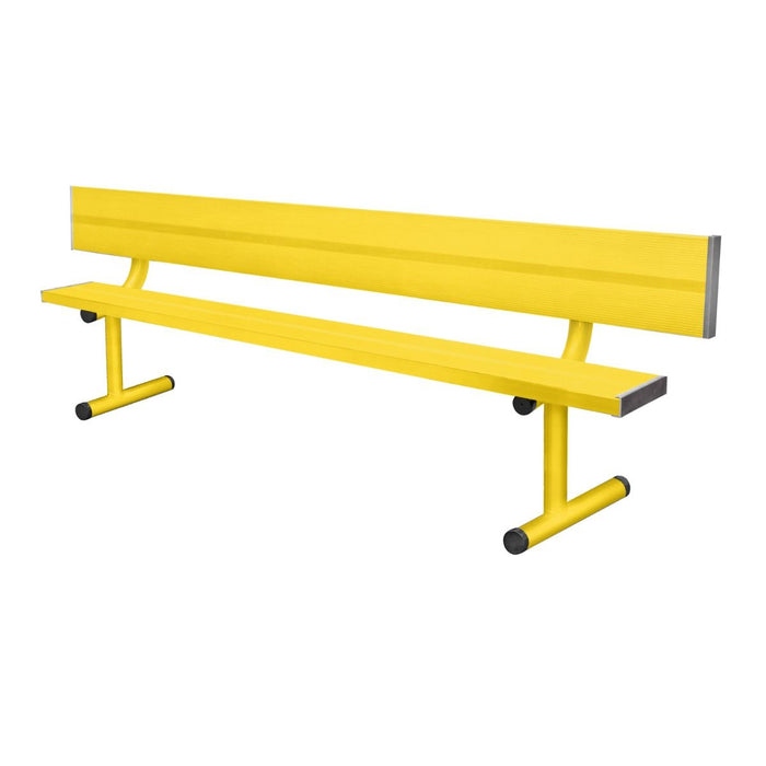 Gill Porter Portable Aluminum Bench with Back