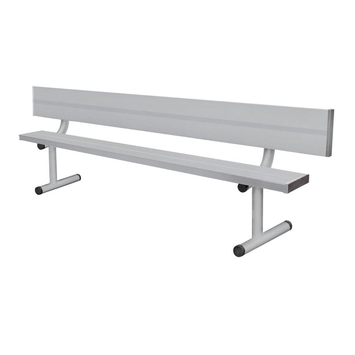 Gill Porter Portable Aluminum Bench with Back