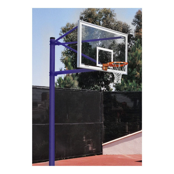 Gill Porter Ultimate Outdoor Basketball System Purple