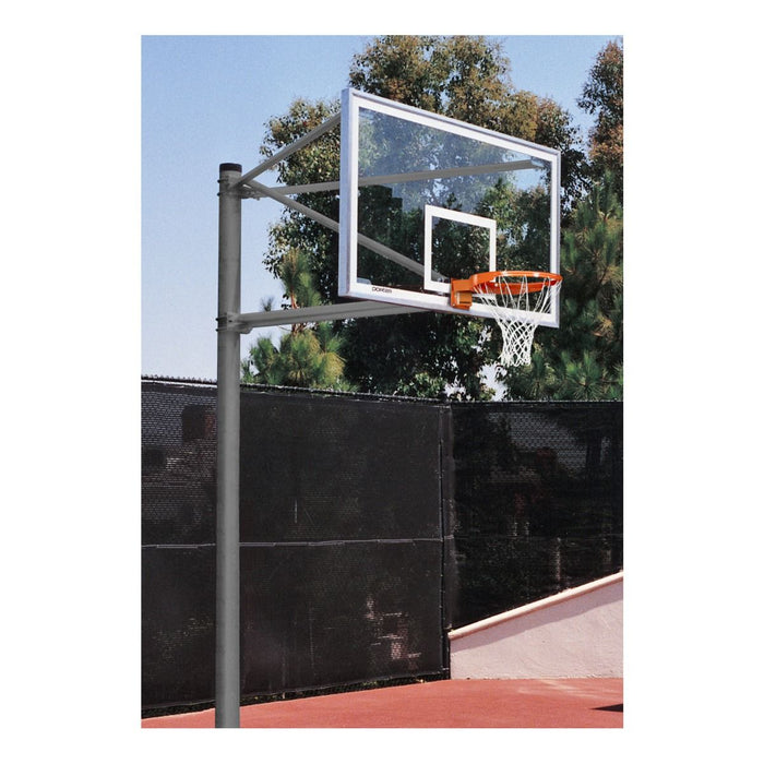 Gill Porter Ultimate Outdoor Basketball System Textured Gray