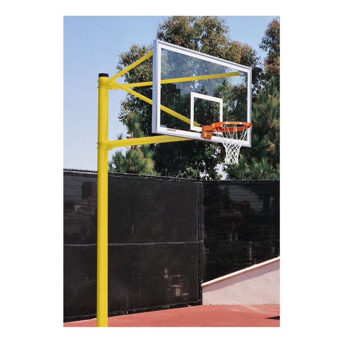 Gill Porter Ultimate Outdoor Basketball System Yellow Gold