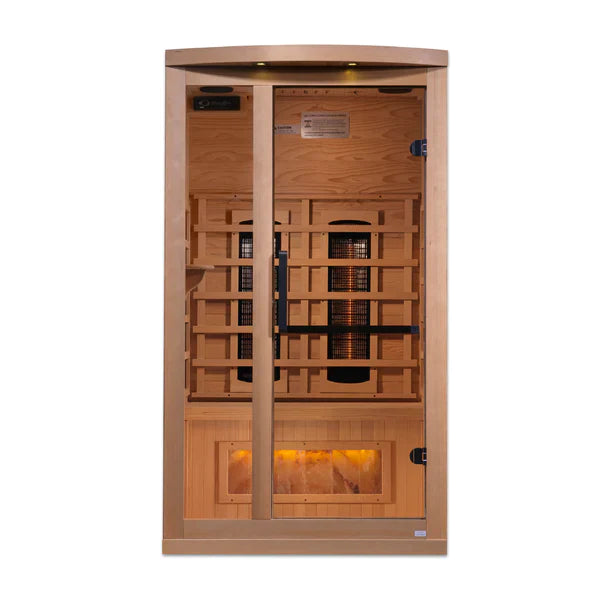 Golden Designs 1-2-Person Reserve Edition Full Spectrum Pure Tech Near Zero Emf Far Infrared Sauna