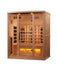 Golden Designs 3-Person Reserve Edition Full Spectrum Pure Tech Near Zero Emf Far Infrared Sauna