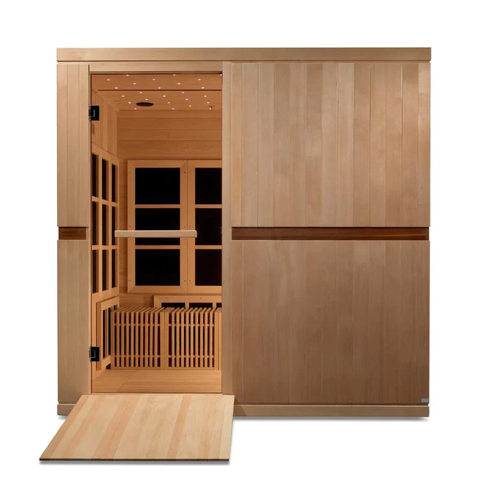 Golden Designs Catalonia 8-Person Pure Tech Near Zero Emf Far Infrared Sauna - Gdi-6880-01 Saunas