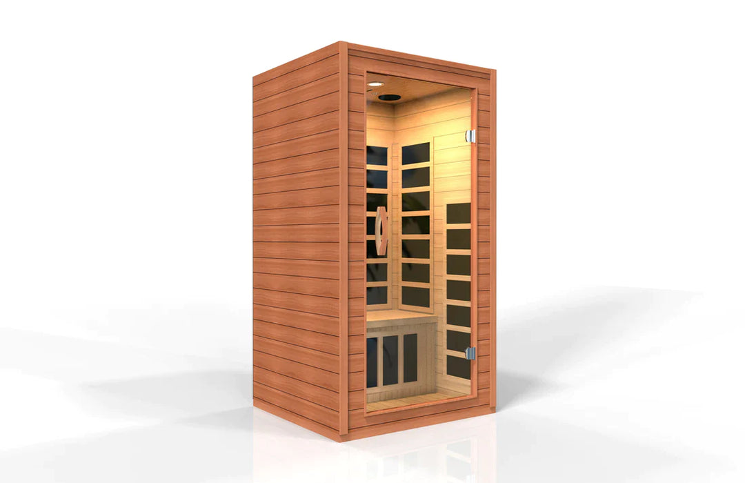 Golden Designs Dynamic Avila 1-2-Person Low Emf Far Infrared Sauna - Dyn-6103-01 Saunas