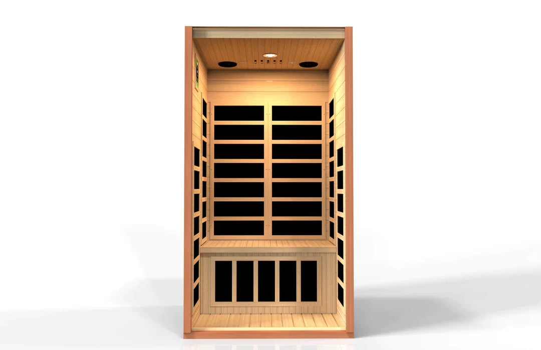 Golden Designs Dynamic Avila 1-2-Person Low Emf Far Infrared Sauna - Dyn-6103-01 Saunas