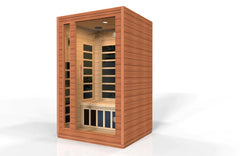 Golden Designs Dynamic Avila Elite 1-2-person Ultra Low EMF (Under 3MG) FAR Infrared Sauna - DYN-6103-01 Elite