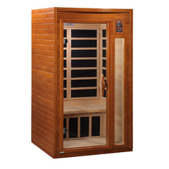 Golden Designs Dynamic Barcelona Elite 1-2-person Ultra Low EMF (Under 3MG) FAR Infrared Sauna - DYN-6106-01 Elite