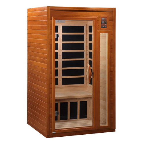 Golden Designs Dynamic Barcelona Elite 1-2-Person Ultra Low Emf (Under 3Mg) Far Infrared Sauna -