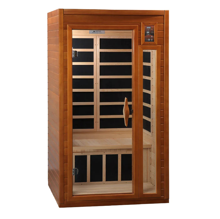 Golden Designs Dynamic Barcelona Elite 1-2-Person Ultra Low Emf (Under 3Mg) Far Infrared Sauna -