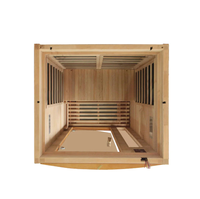 Golden Designs Dynamic Barcelona Elite 1-2-Person Ultra Low Emf (Under 3Mg) Far Infrared Sauna -