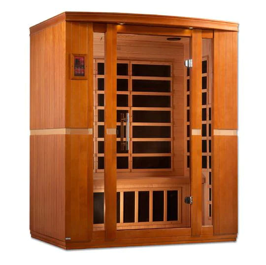 Golden Designs Dynamic Bellagio 3-Person Low Emf (Under 8Mg) Far Infrared Sauna - Dyn-6306-02 Saunas